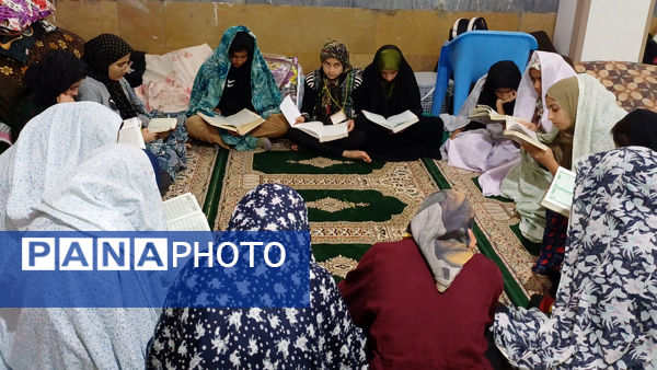 جوانه‌های بندگی در دیشموک؛ حضور پرشور دختران در اعتکاف