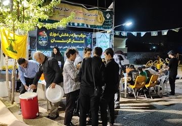 موکب‌های سنندج در خدمت زائران اربعین حسینی