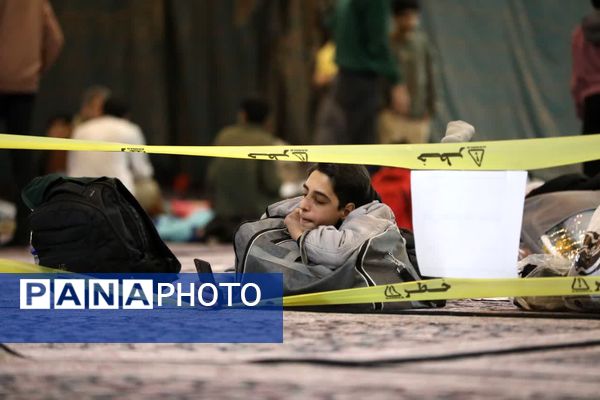 مراسم اعتکاف دانش آموزی در مسجد اعظم و مصلای قدس قم