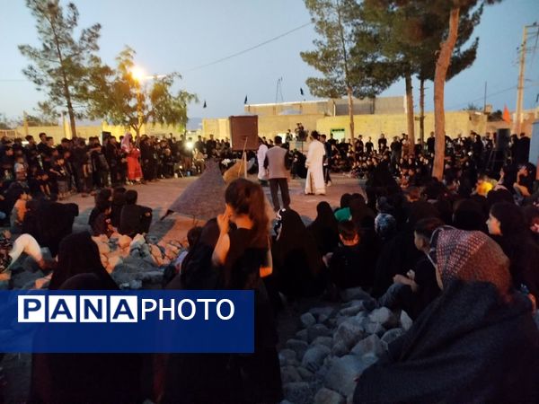 شبیه خوانی عصر عاشورا در روستای فدافن