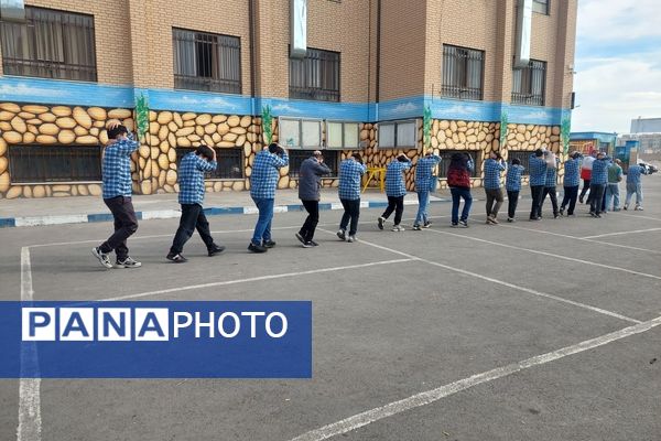 مانور زلزله و ایمنی در مدارس شهرستان ورامین 