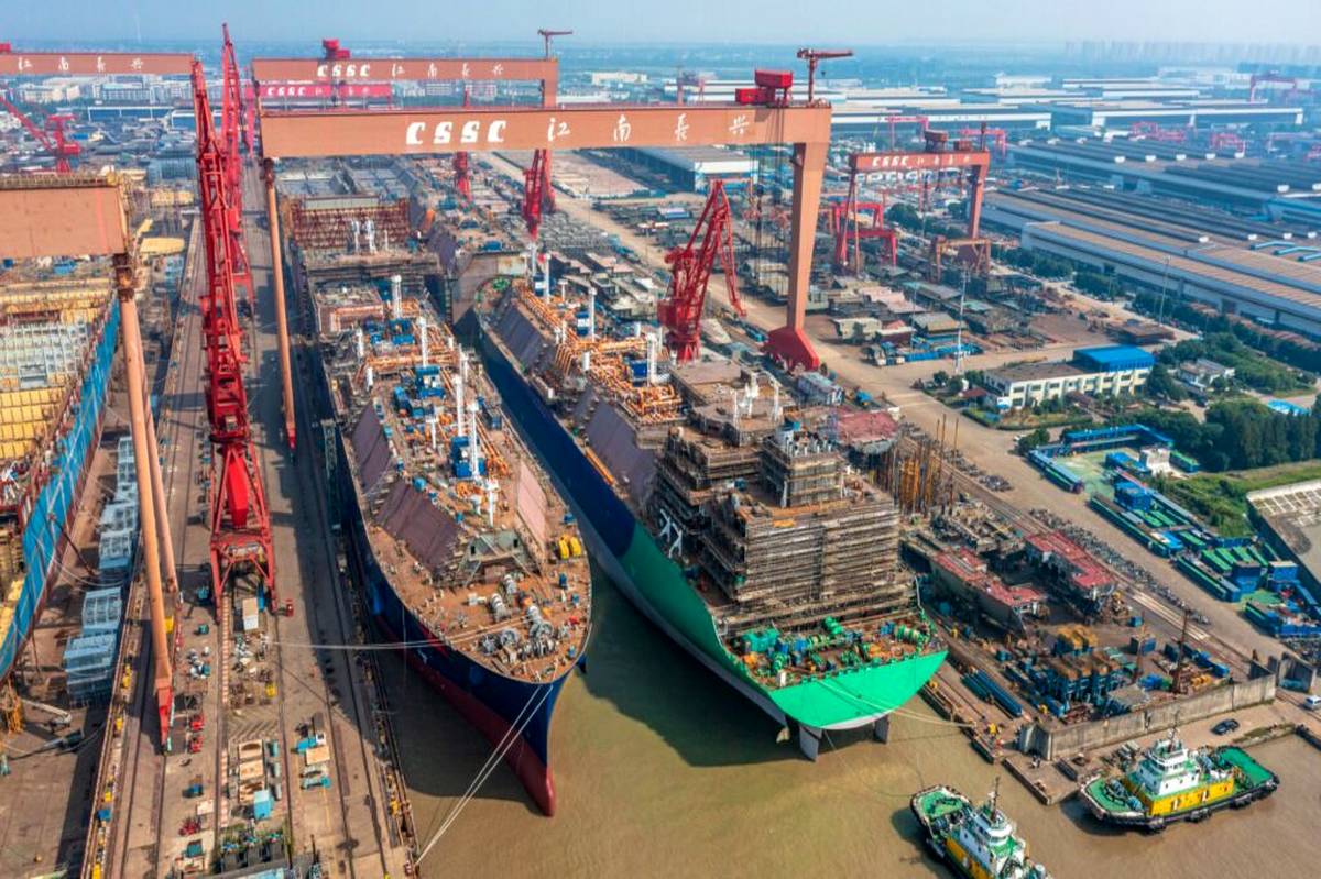 افزایش ۴۳ درصدی سفارشات ساخت کشتی در کارخانه‌های چین طی ۶ ماه