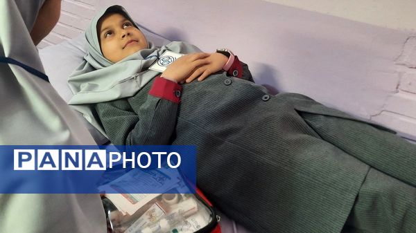 مانور زلزله در دبستان پنجم مهر