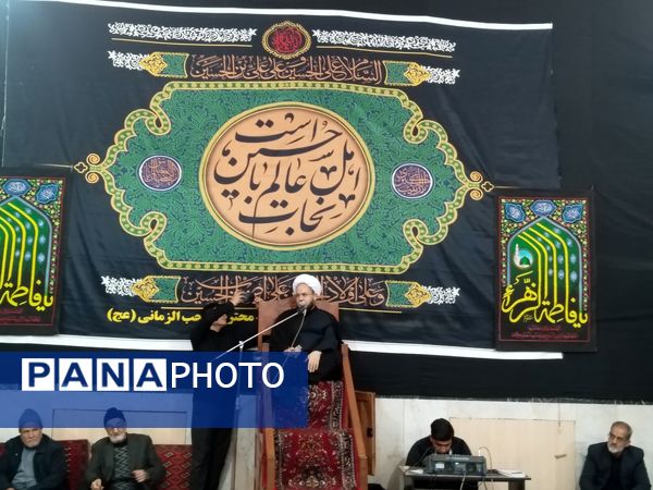 عزاداری شب شهادت حضرت فاطمه(س) در شهرستان خلیل آباد 