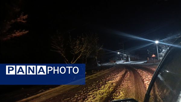 بارش برف و باران در بروجن