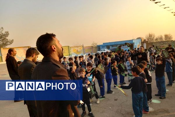 مراسم سوگواری حضرت فاطمه در دبستان هدایت ۲