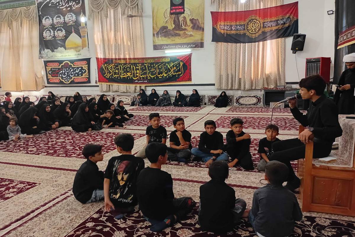 برگزاری مراسم سوگواری به مناسبت شهادت حضرت رقیه (س) در روستای نقاب