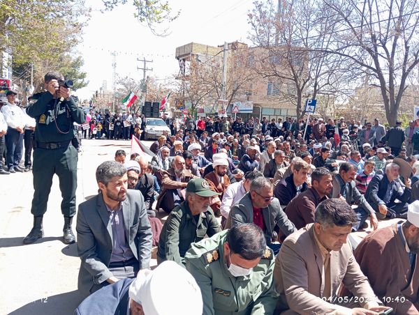 حضور پرشکوه مردم باخرز در راهپیمایی روز قدس