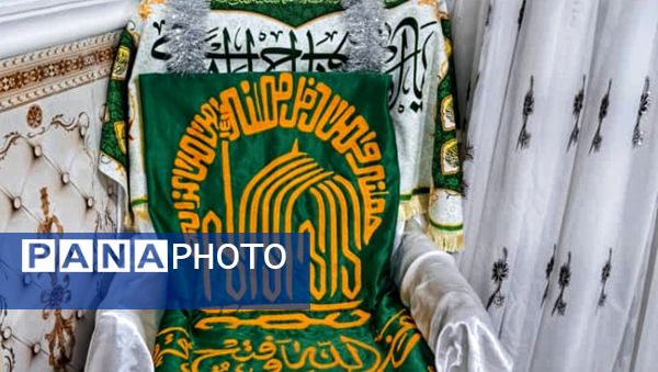 ورود پرچم متبرک حرم رضوی به شهرستان مارگون