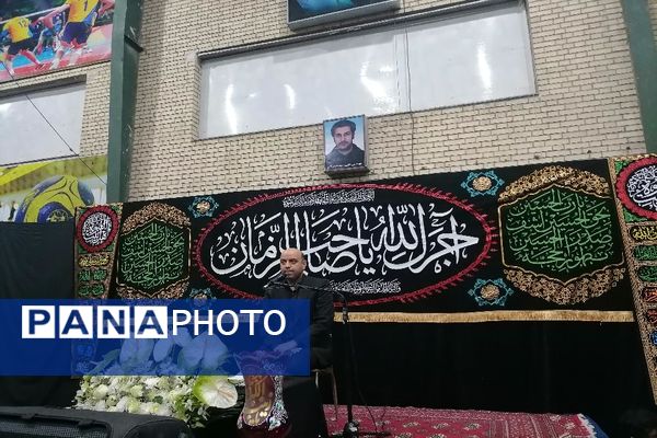 فرهنگیان آموزش و پرورش ناحیه سه در سوگ امام هشتم