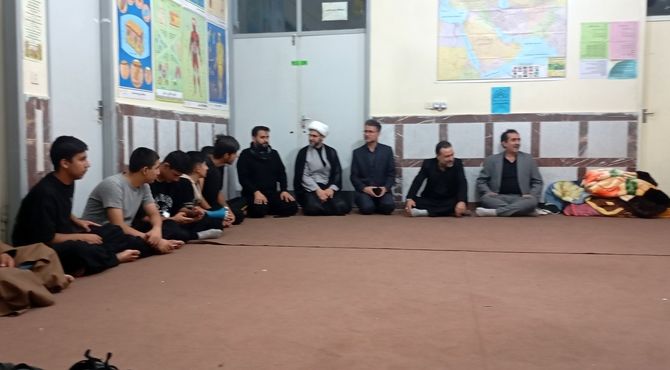 بازدید مدیرکل فرهنگی و هنری، اردوها و فضاهای پرورشی وزارت آموزش و پرورش از موکب‌های دانش‌آموزی ایلام