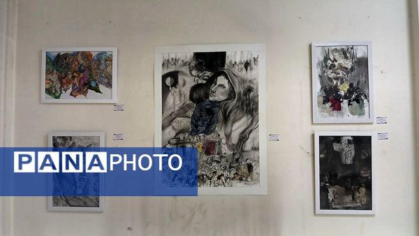 اختتامیه نمایشگاه طراحی و نقاشی هنرمندان آموزشگاه هنری فروردین شهرستان نظرآباد