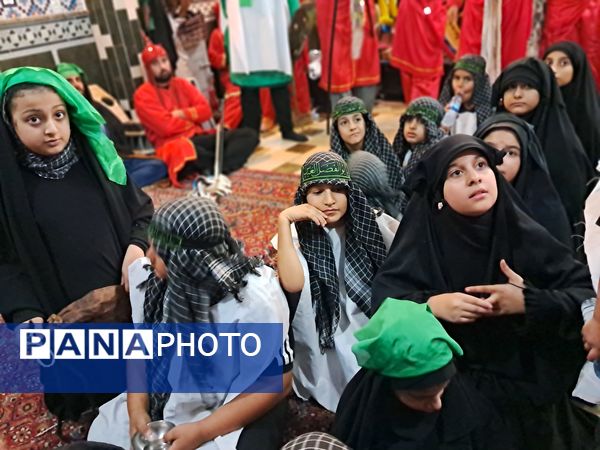 آیین خیمه سوزان در مسجد ابوالفضل قائمشهر