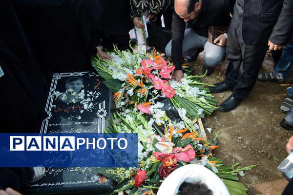 مراسم تشییع پیکر پاک شهید والامقام ابوالقاسم مهری در اسلامشهر