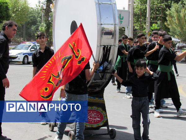 مراسم تاسوعای حسینی در کامیاران 