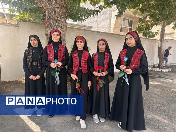 افتتاح زمین ورزشی تایل کورت در هنرستان عفت بجنورد