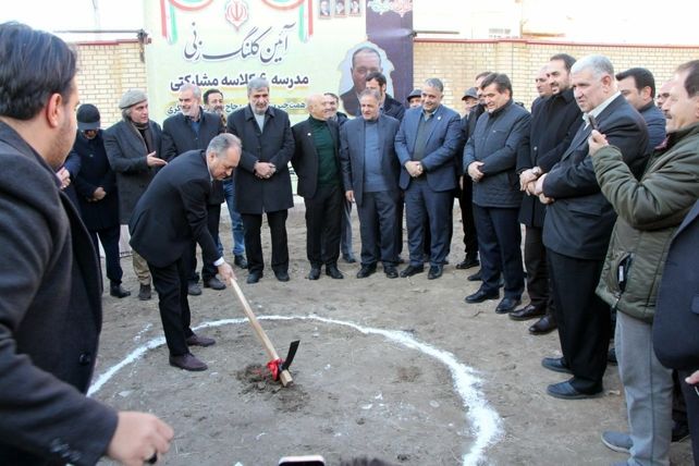 آغاز عملیات احداث مدرسه ۶ کلاسه خیرساز در ناحیه ۴ تبریز با اعتبار ۴۰ میلیارد تومان