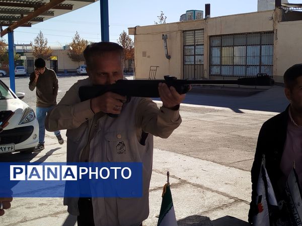 مسابقه تیر اندازی کارکنان اداره آموزش و پرورش کاشمر