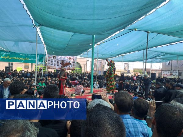 بزرگترین اجتماع حسنیون کشور همراه با تعزیه خوانی در روستای کفکی خراسان رضوی