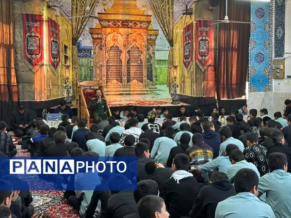 برپایی هیئت عزاداری دانش‌آموزی «قاسم ابن الحسن(ع)» در دبیرستان رئیس‌زاده خلیل‌آباد