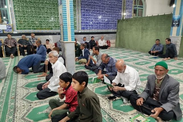 برگزاری مراسم اولین سالگرد شهادت خادم الرضا در شهر حسن آباد