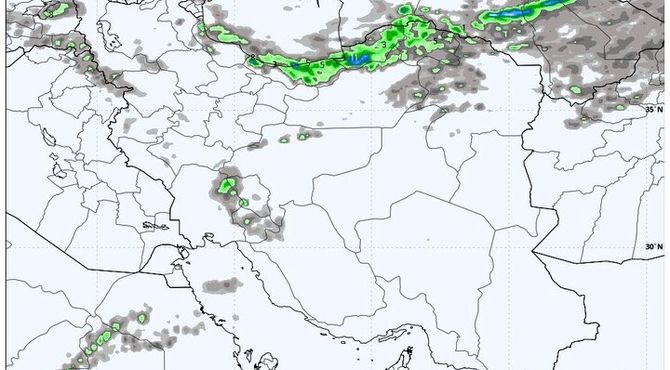 آغاز و تشدید بارش‌ها در غرب کشور