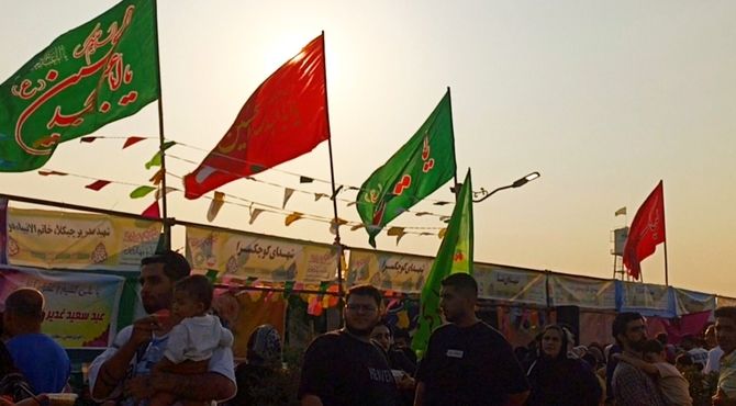 برپایی جشن غدیر در قائمشهر