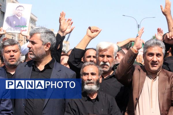 تشییعی که بهارستان را یکپارچه عزادار و مفتخر کرد