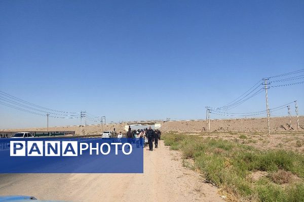 قدم به قدم به سوی نور کاروان پیاده روی از فیروزه به سمت مشهد مقدس