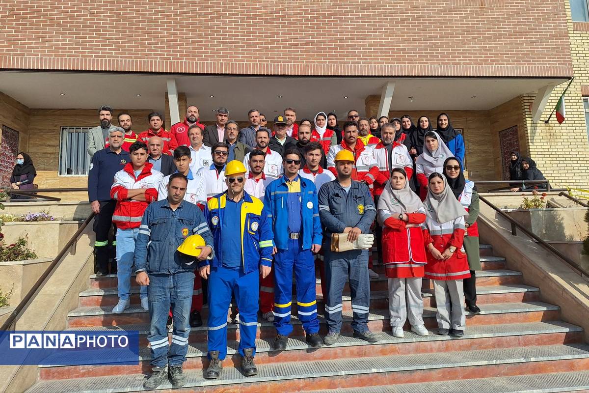 مانور سراسری زلزله و ایمنی در پردیس