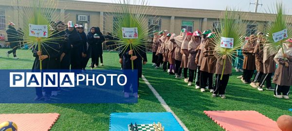 المپیاد ورزشی درون مدرسه‌ای در مدرسه شهید مطهری فین