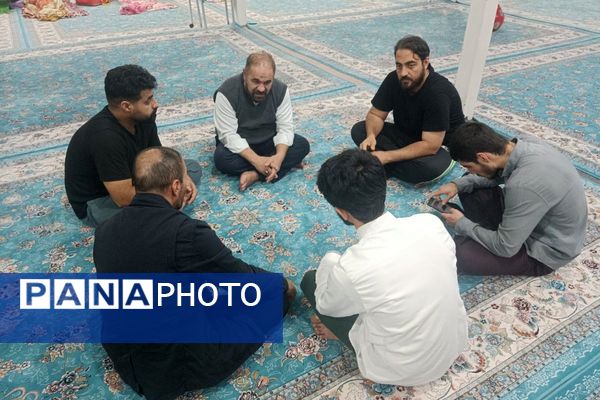 مراسم معنوی اعتکاف در مسجد اعظم حضرت ابوالفضل (ع) بهارستان دو