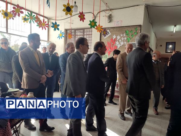 آیین افتتاح پایگاه نهضت سواد آموزی در دبستان شهید نجفی فدافن