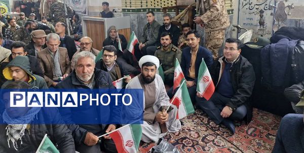 جشن انقلاب ایران در شهرستان زاوه