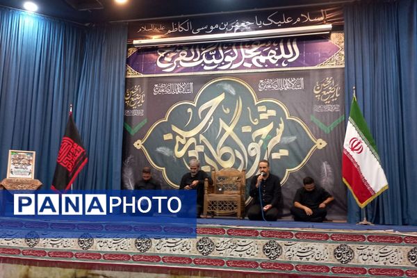 مراسم عزاداری شیرخوارگان حسینی در حرم مطهر امام زاده جعفربن موسی الکااظم (ع) شهرستان پیشوا
