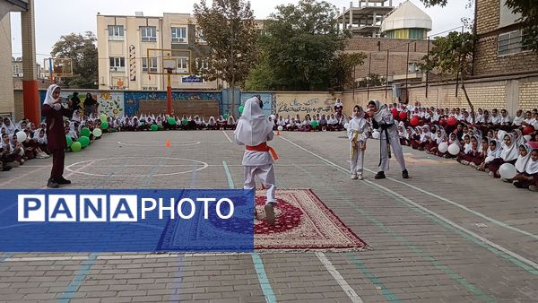 مراسم المپیاد ورزشی درون مدرسه ای دبستان شطیطه۲