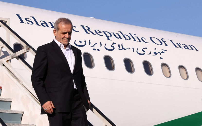 رئیس جمهور در دوازدهمین سفر استانی خود وارد سنندج شد+فیلم