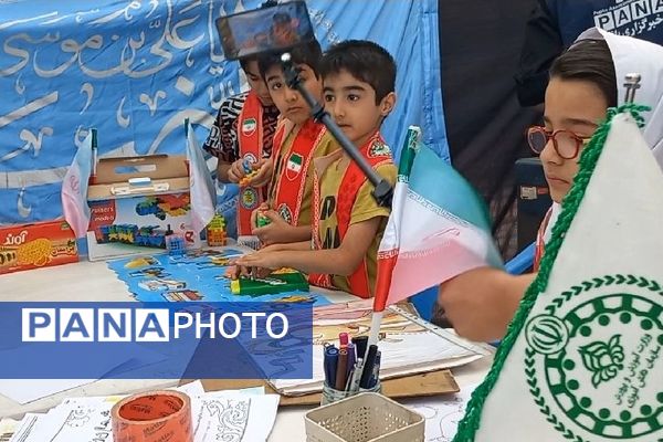 برپایی موکب سازمان دانش‌آموزی شهرستان فاروج