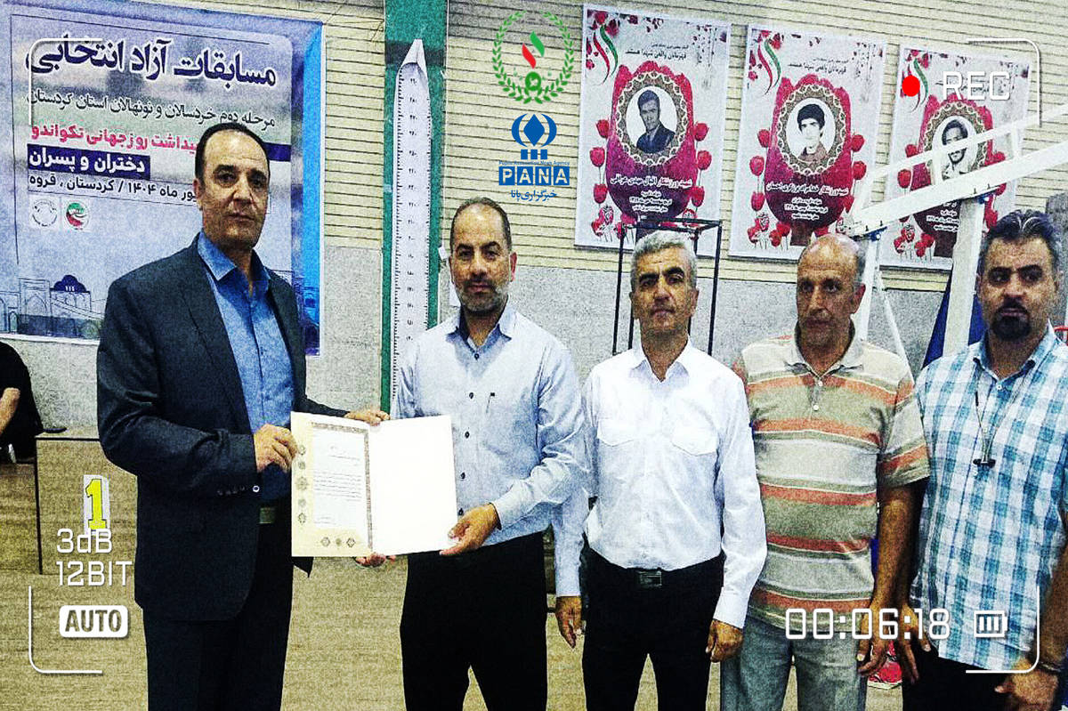 حبیب‌الله حیدری‌نیا رئیس هیأت تکواندو شهرستان دهگلان شد