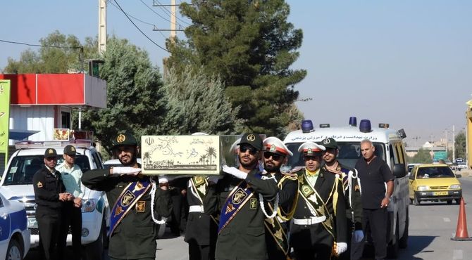 استقبال از شهید گمنام در شهرستان دره شهر 