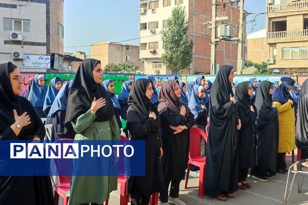 مانور استانی بازگشایی مدرسه در دبیرستان بهار آزادی قائمشهر