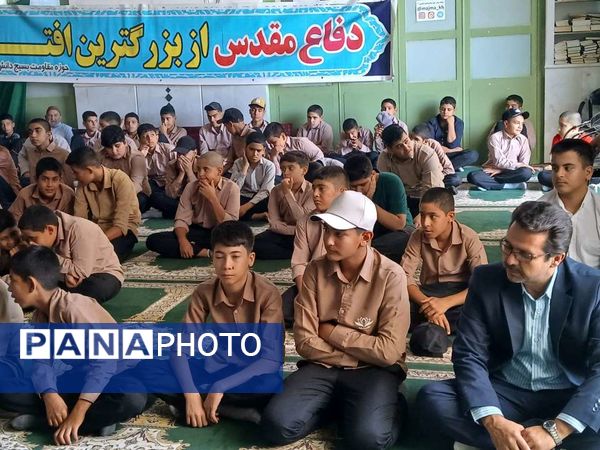 برگزاری یادواره شهدا در مسجد صاحب‌الزمان شهرستان خلیل‌آباد