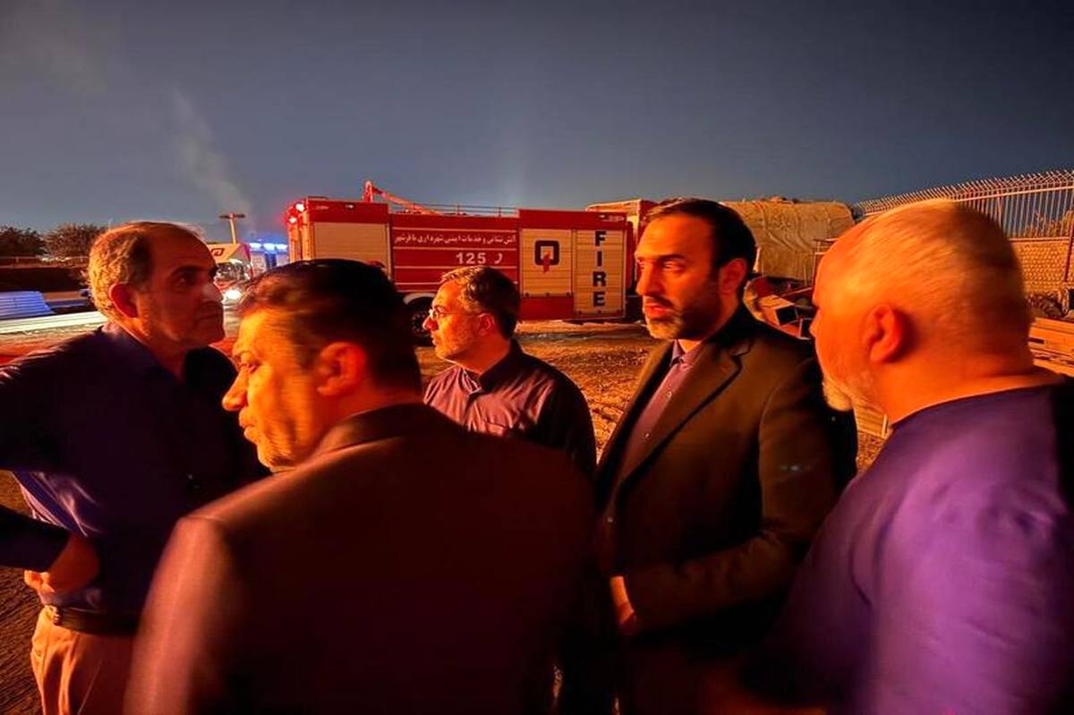 حضور میدانی دادستان شهر ری در محل حادثه آتشسوزی در جنوب تهران