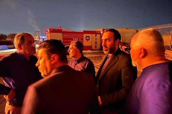 حضور میدانی دادستان شهر ری در محل حادثه آتش‌سوزی در جنوب تهران