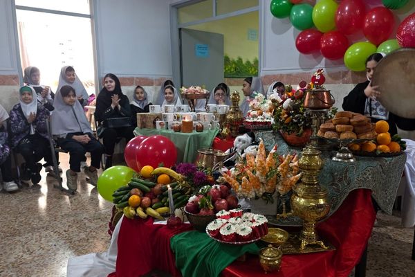 یلدا؛ پیوند شادی و فرهنگ در دبستان شهید آقچه‌لو 