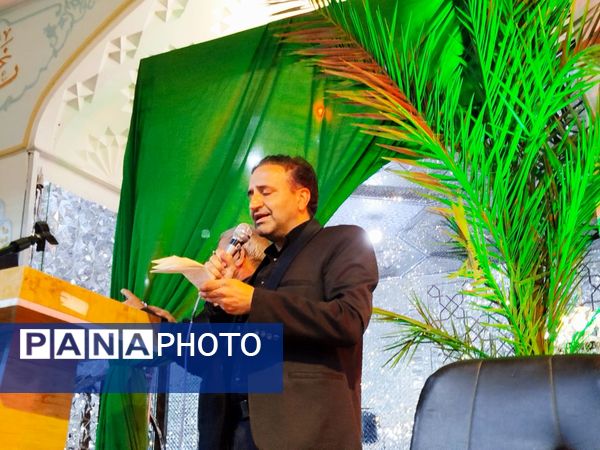 اجتماع عزاداران در جوار امامزاده سید حمزه کاشمر به مناسبت شام غریبان