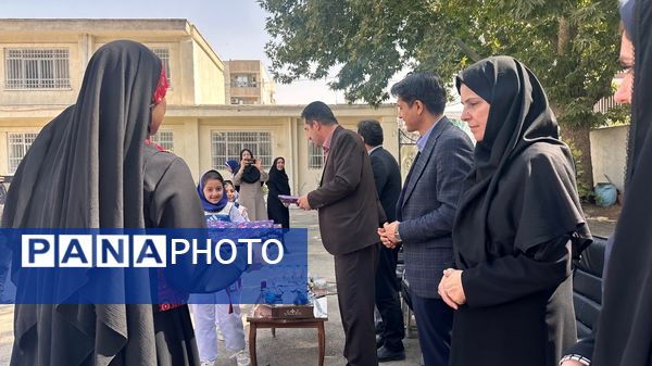 افتتاح زمین ورزشی تایل کورت در هنرستان عفت بجنورد