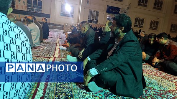 هیئت اجتماع حسینی در اداره آموزش و پرورش ناحیه ۷ مشهد مقدس