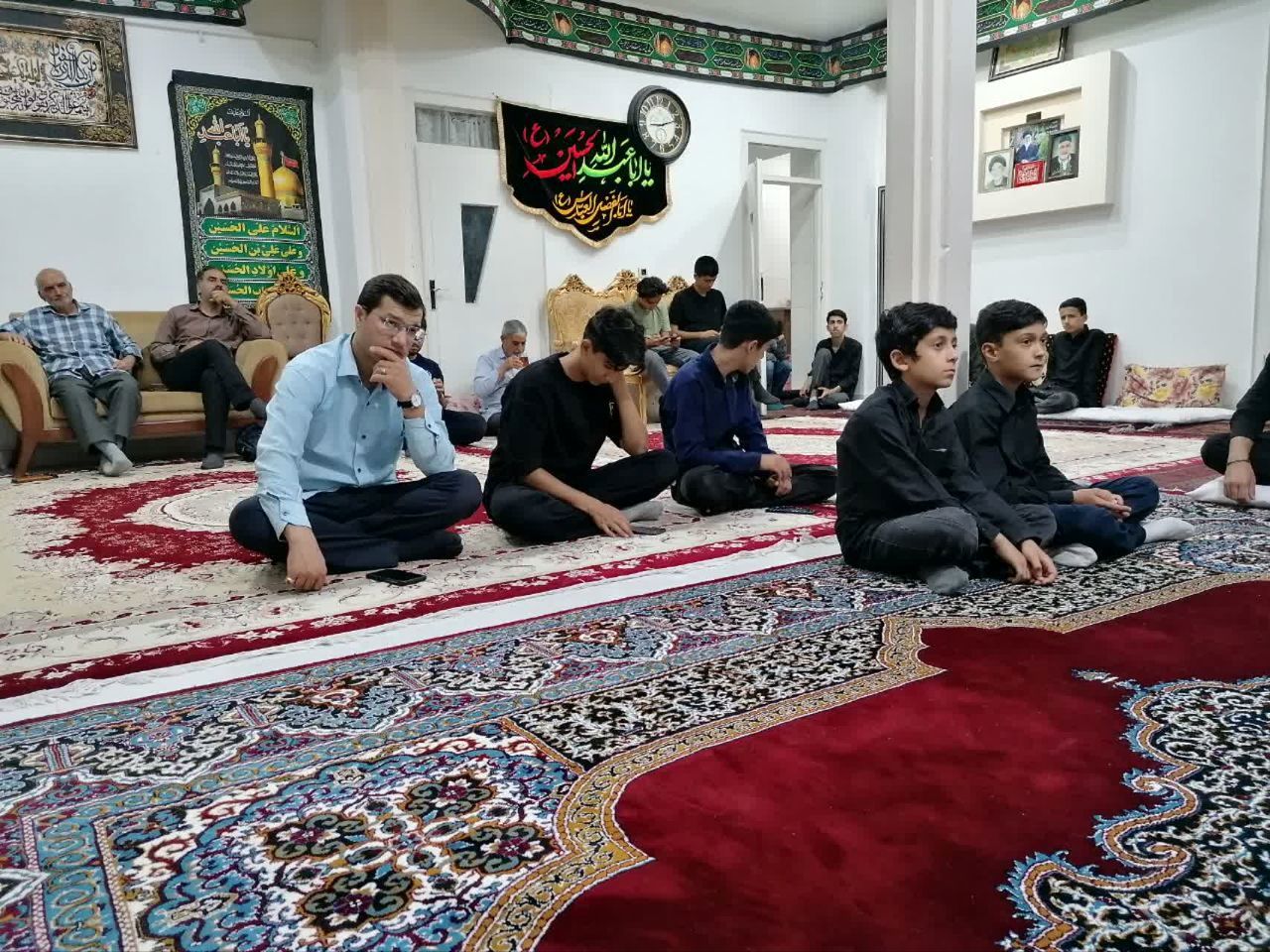 عزاداری نوجوانان کاشمری به یاد حضرت رقیه (س)