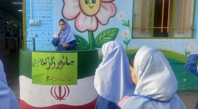 بیست‌وهفتمین دوره مانور زلزله در دبیرستان بنت‌الهدی صدر ۲ 